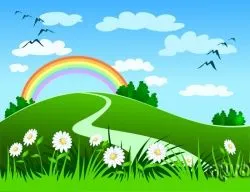 Fotomural paisaje arcoiris. Mural paisaje arcoiris Fotomural paisaje arcoiris. Mural paisaje arcoiris
