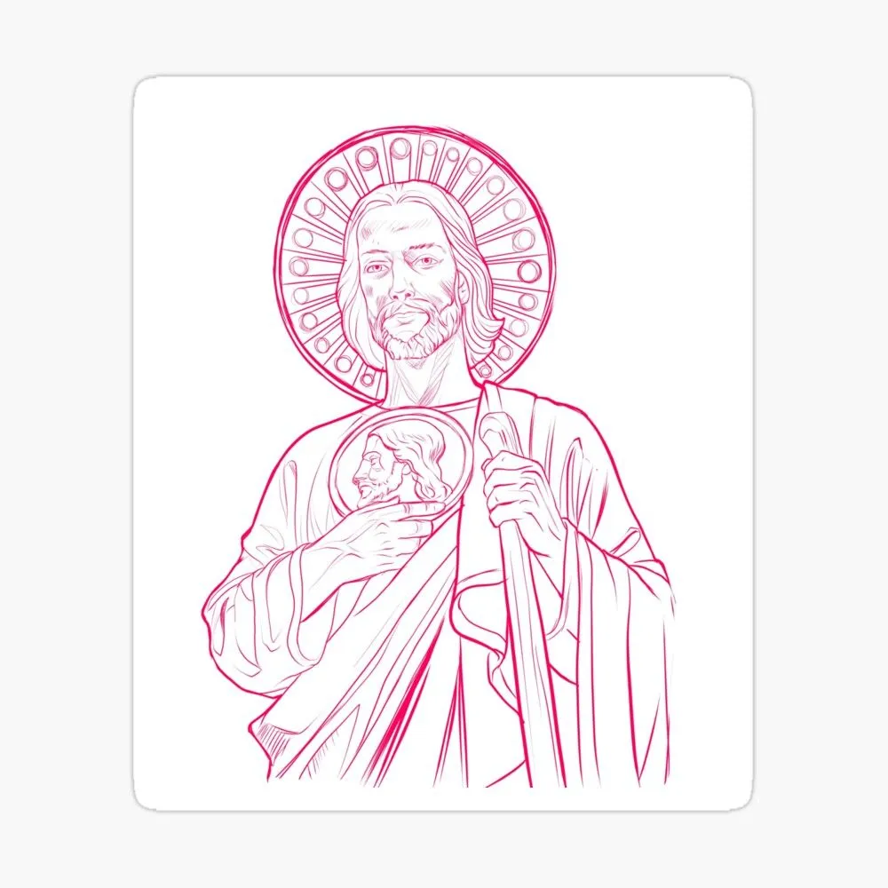 Lienzo for Sale con la obra «San Judas» de Tonbbo | Redbubble Lienzo for Sale con la obra «San Judas» de Tonbbo | Redbubble