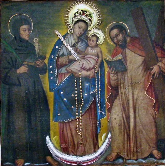 Lienzo de la Virgen de Chiquinquirá de Lobatera, obra maestra colonial -  IAM Venezuela