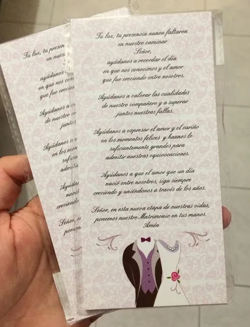 Mi liga, agradecimientos y oraciones - Foro Organizar una boda ...