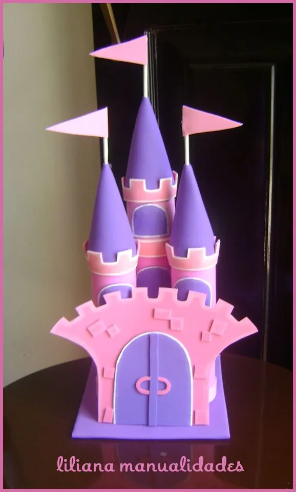 Liliana Manualidades: castillos para centros de mesa Liliana Manualidades: castillos para centros de mesa