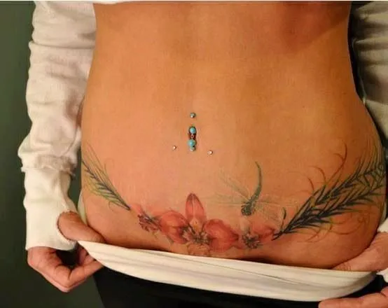 Lilly and peacock feather tattoo on pelvis | Tats | Pinterest ... Lilly and peacock feather tattoo on pelvis | Tats | Pinterest ...