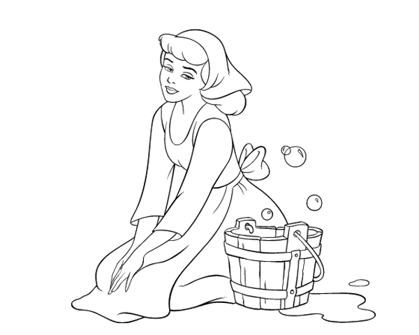 Alguien barriendo para colorear - Imagui
