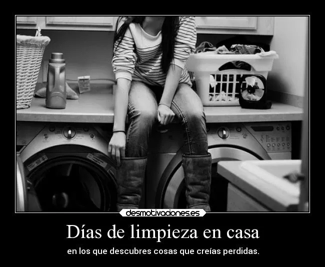 Días de limpieza en casa | Desmotivaciones