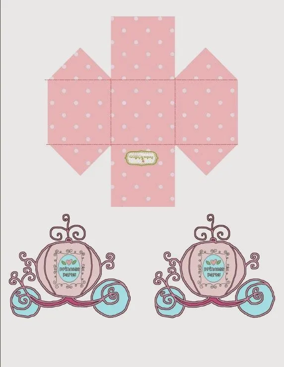 Linda Caja Carruaje de Princesa para Imprimir Gratis. | Ideas y ... Linda Caja Carruaje de Princesa para Imprimir Gratis. | Ideas y ...