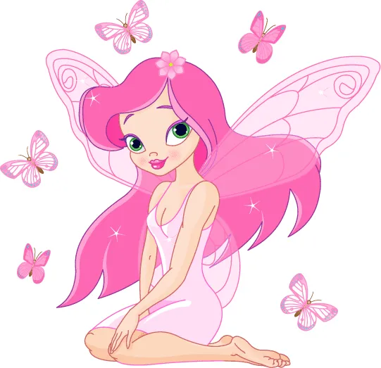 Linda hada infantil - Vector | Vector ClipArt Linda hada infantil - Vector | Vector ClipArt