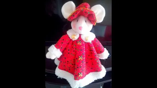Que linda la ratoncita pero como quisiera los moldes para haserla ... Que linda la ratoncita pero como quisiera los moldes para haserla ...