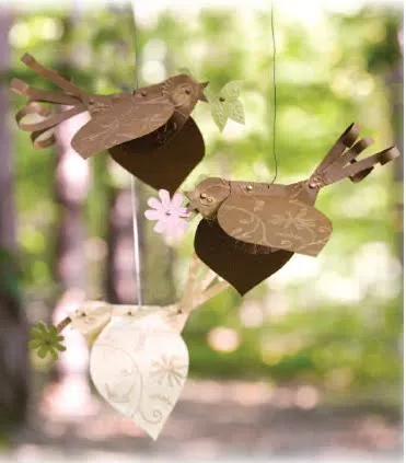 Lindas aves de papel con moldes | Solountip. Lindas aves de papel con moldes | Solountip.