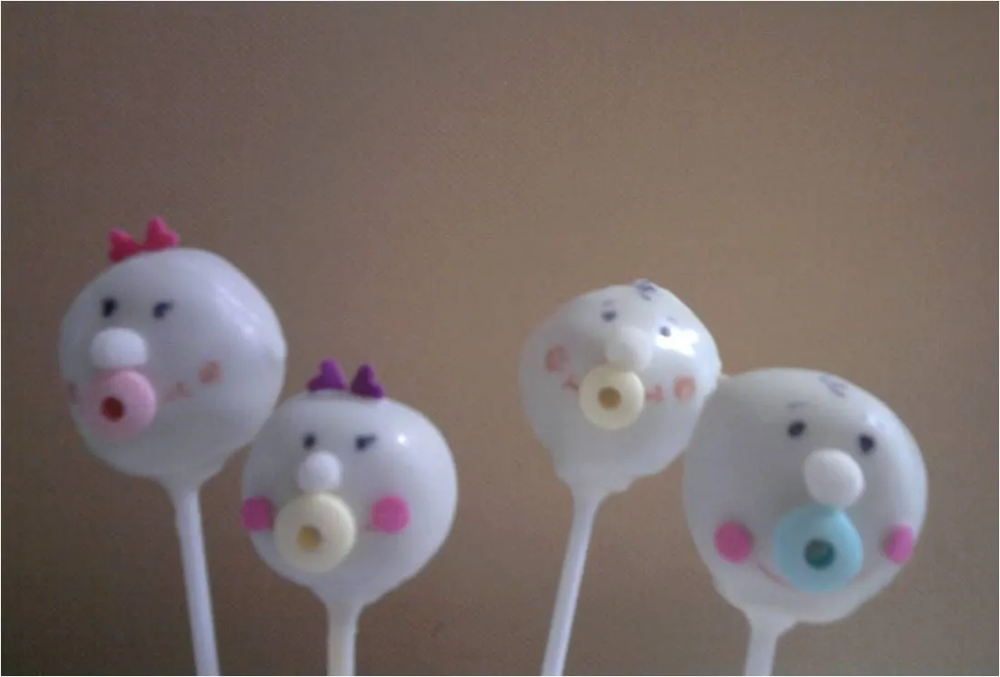Estas lindas caritas de bebe son unas deliciosas cake pops sabor ...