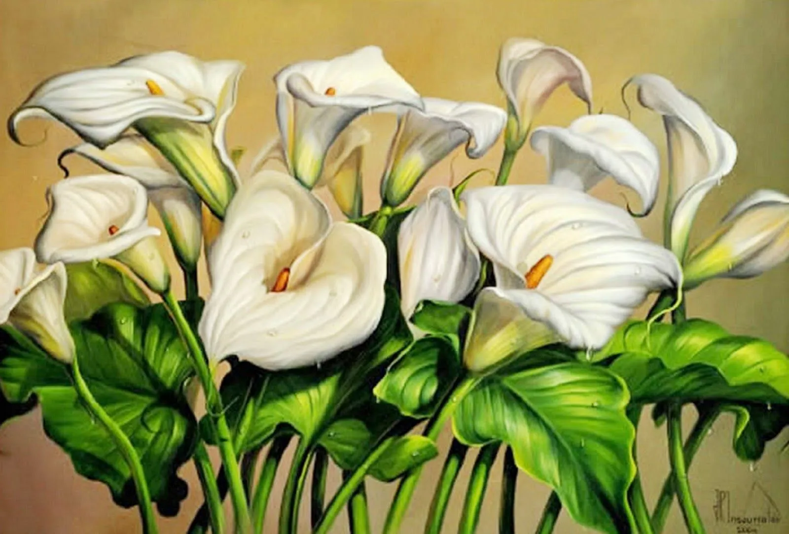 con lindas flores cuadros con flores pintadas al oleo cuadros al ... con lindas flores cuadros con flores pintadas al oleo cuadros al ...
