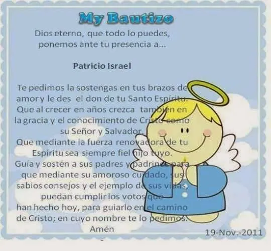 Lindas frases para 1 bautizo | BAUTIZOS | Pinterest | Frases y ...