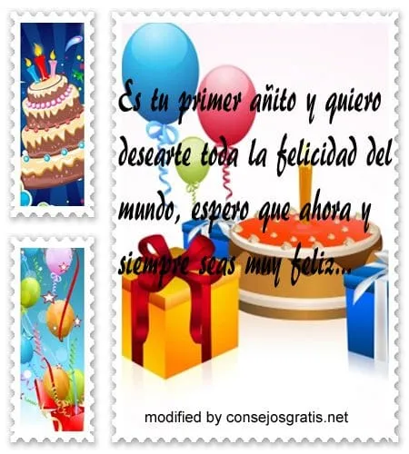 Lindas frases de cumpleaños para mi sobrino de 1 año con imágenes ...