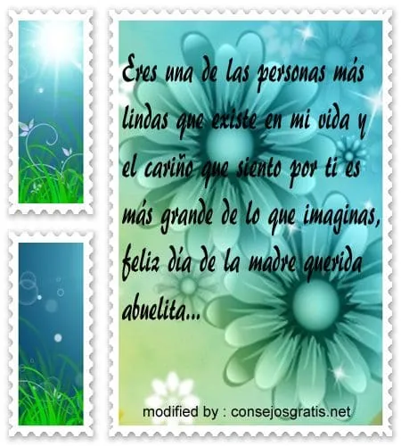 Lindas frases del día de la madre para abuelitas con imágenes ...