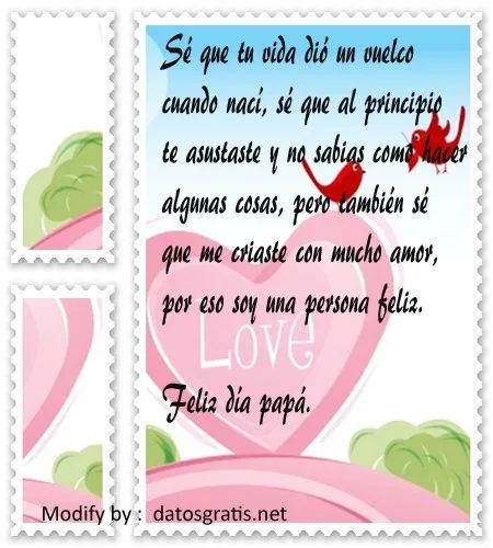 Lindas Frases Para El Dia Del Padre En Tarjetas | Mensajes y ... Lindas Frases Para El Dia Del Padre En Tarjetas | Mensajes y ...