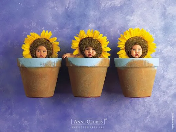 Lindas Imagenes: Imagenes Tiernas - Bebes disfrazados de Girazoles Lindas Imagenes: Imagenes Tiernas - Bebes disfrazados de Girazoles