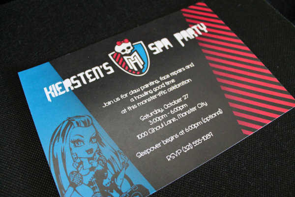 Las más lindas invitaciones para tu fiesta Monster High! | Fiesta101 Las más lindas invitaciones para tu fiesta Monster High! | Fiesta101
