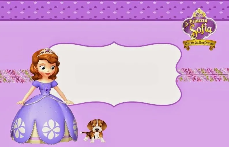 Lindas Invitaciones de Princesa Sofia para Imprimir Gratis ... Lindas Invitaciones de Princesa Sofia para Imprimir Gratis ...