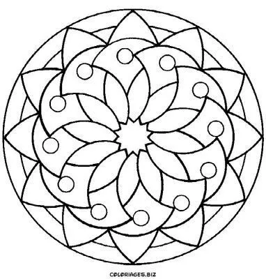 Lindas Mandalas para Colorir | Desenhos para Colorir