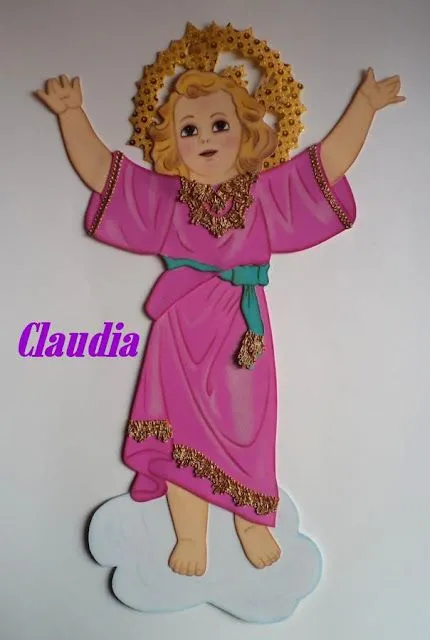lindas manualidades: Divino Niño Jesús con moldes