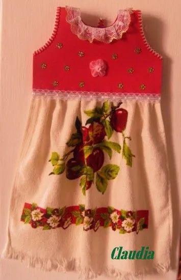 lindas manualidades: Pañito de cocina