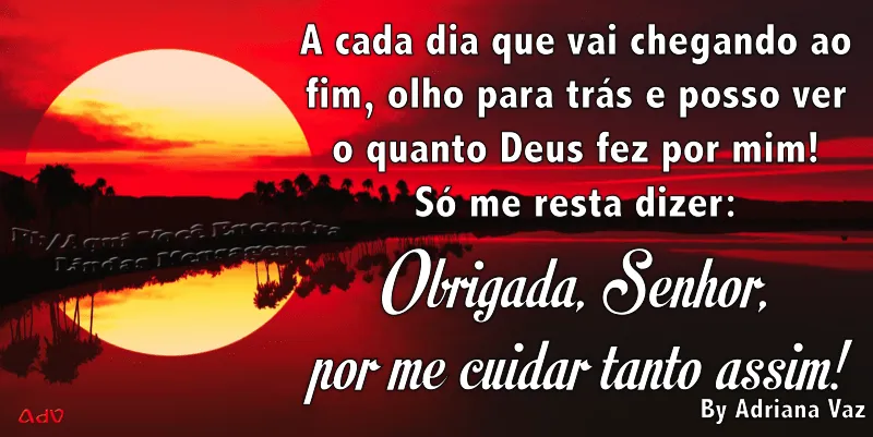 Lindas Mensagens: Obrigado Senhor!
