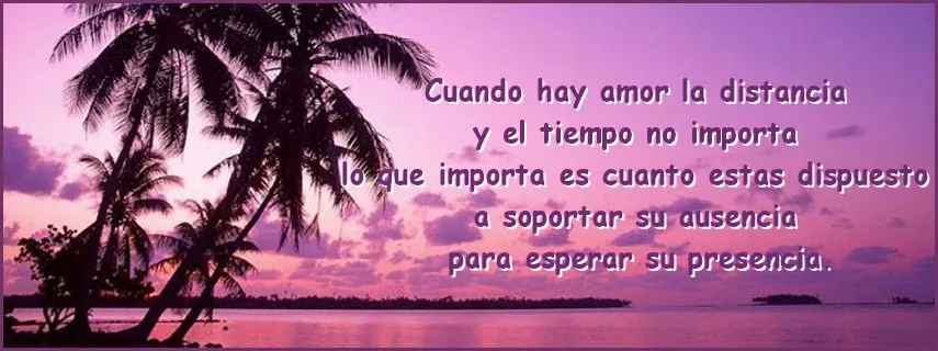 Lindas Portadas para tu Facebook: Cuando hay amor a la distancia... Lindas Portadas para tu Facebook: Cuando hay amor a la distancia...