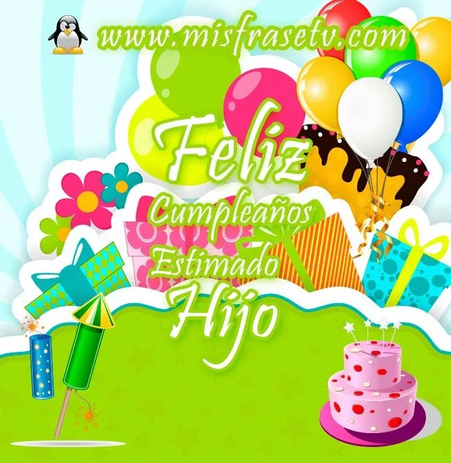 Lindas Portadas de Feliz Cumpleaños para mi hijo - Etiquetar en ... Lindas Portadas de Feliz Cumpleaños para mi hijo - Etiquetar en ...