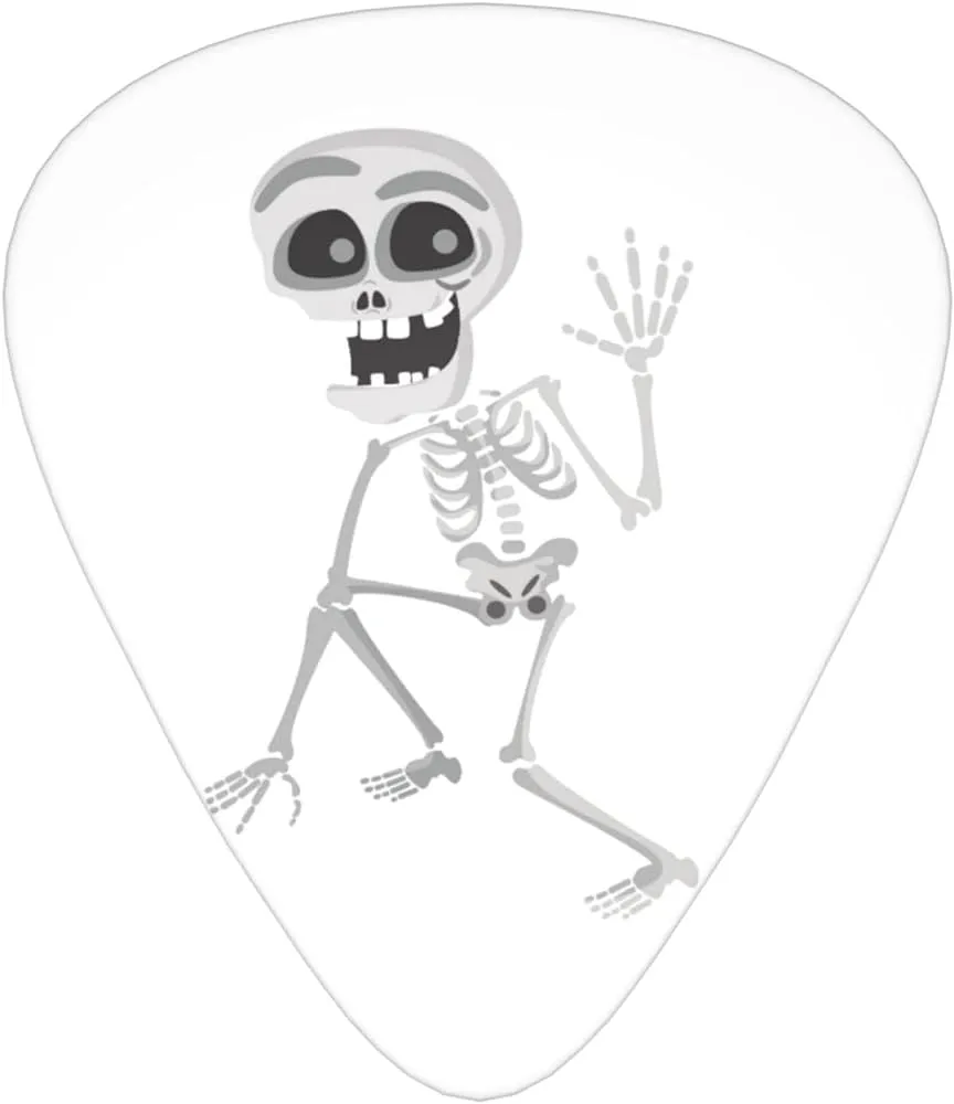Lindas púas de guitarra de esqueleto humano de dibujos animados, paquete de 12, 3 grosores, cómodas y duraderas, accesorios de música, regalo para guitarra, ukelele y otros instrumentos de cuerda : Amazon.com.mx: Lindas púas de guitarra de esqueleto humano de dibujos animados, paquete de 12, 3 grosores, cómodas y duraderas, accesorios de música, regalo para guitarra, ukelele y otros instrumentos de cuerda : Amazon.com.mx:
