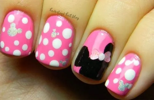 Lindisima Blog: Uñas decoradas con Minnie Mouse | diseños para ...