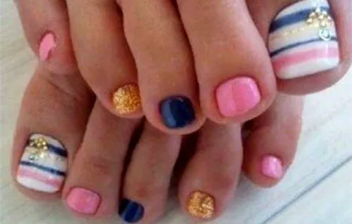 Lindisima Blog: Uñas de pies decoradas