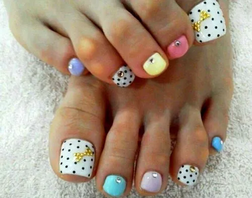 Lindisima Blog: Uñas de pies decoradas