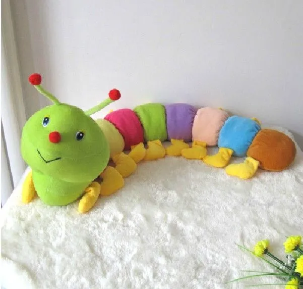 Lindo animal de peluche rellenos de largo en forma de almohada ...