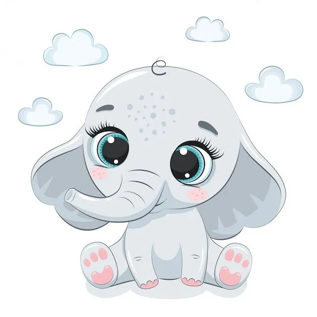 Lindo bebé elefante ilustración para baby shower, tarjeta de felicitación, invitación de fiesta, impresión de camiseta de ropa de moda. | Vector Premium Lindo bebé elefante ilustración para baby shower, tarjeta de felicitación, invitación de fiesta, impresión de camiseta de ropa de moda. | Vector Premium