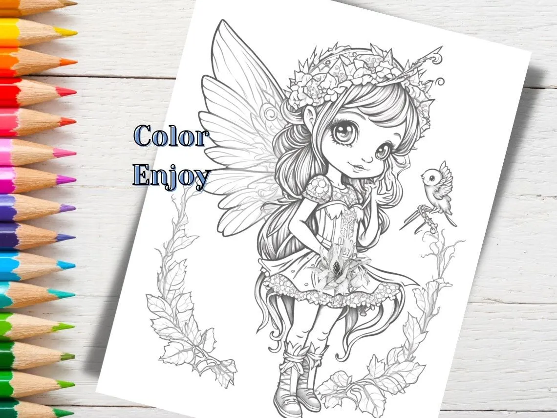 Lindo cuento de hadas conjunto de 3 páginas para colorear - Etsy México Lindo cuento de hadas conjunto de 3 páginas para colorear - Etsy México