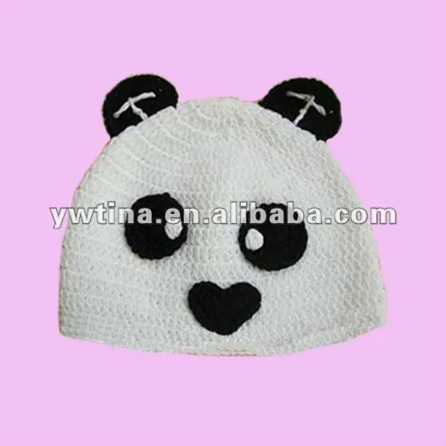 Lindo!! El diseño de oso panda baby crochet sombrero/bebé sombrero ... Lindo!! El diseño de oso panda baby crochet sombrero/bebé sombrero ...