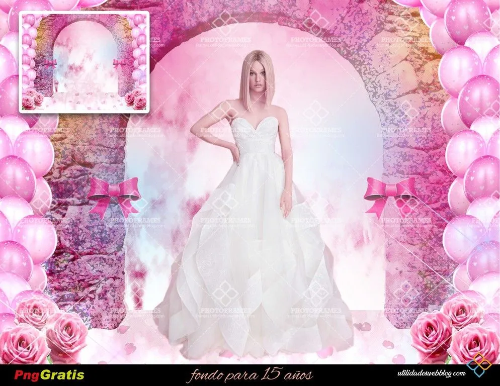 Lindo fondo color rosa para fotomontajes de quinceaños | Photo Frames Lindo fondo color rosa para fotomontajes de quinceaños | Photo Frames