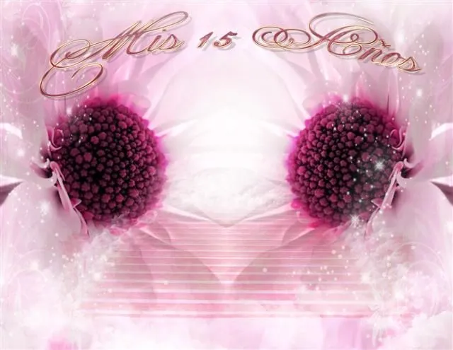 Lindo fondo prediseñado para quinceañeras - Frames Lindo fondo prediseñado para quinceañeras - Frames