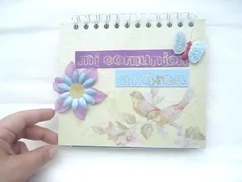 Cómo hacer un lindo libro de recuerdos. - YouTube Cómo hacer un lindo libro de recuerdos. - YouTube