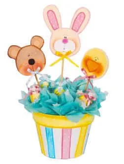 Lindos centros de mesa para Baby Shower | Fiesta101