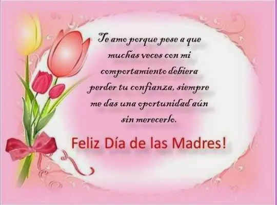 Lindos mensajes para el dia de la madre ~ PENSAMIENTOS DE AMOR