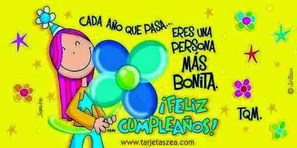 Lindos saludos de feliz cumple ~ Frases de cumpleaños