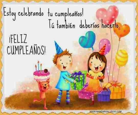 Lindos saludos de feliz cumple ~ Frases de cumpleaños