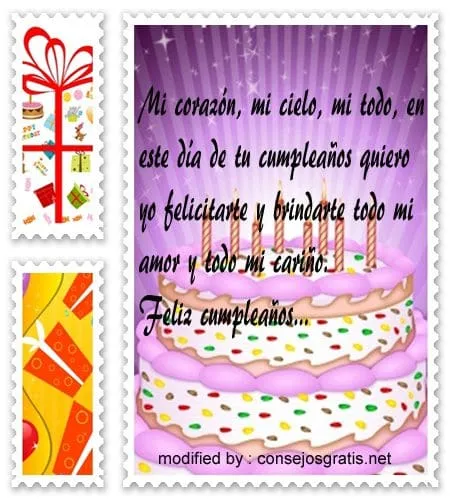Lindos textos de feliz cumpleaños para mi novio con imágenes ... Lindos textos de feliz cumpleaños para mi novio con imágenes ...