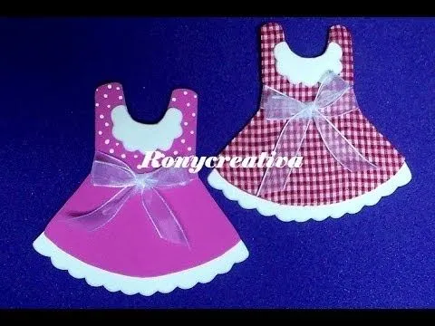 LINDOS VESTIDOS DE FOMI PARA BABYSHOWER, 3 AÑOS, PRIMERA COMUNION ...