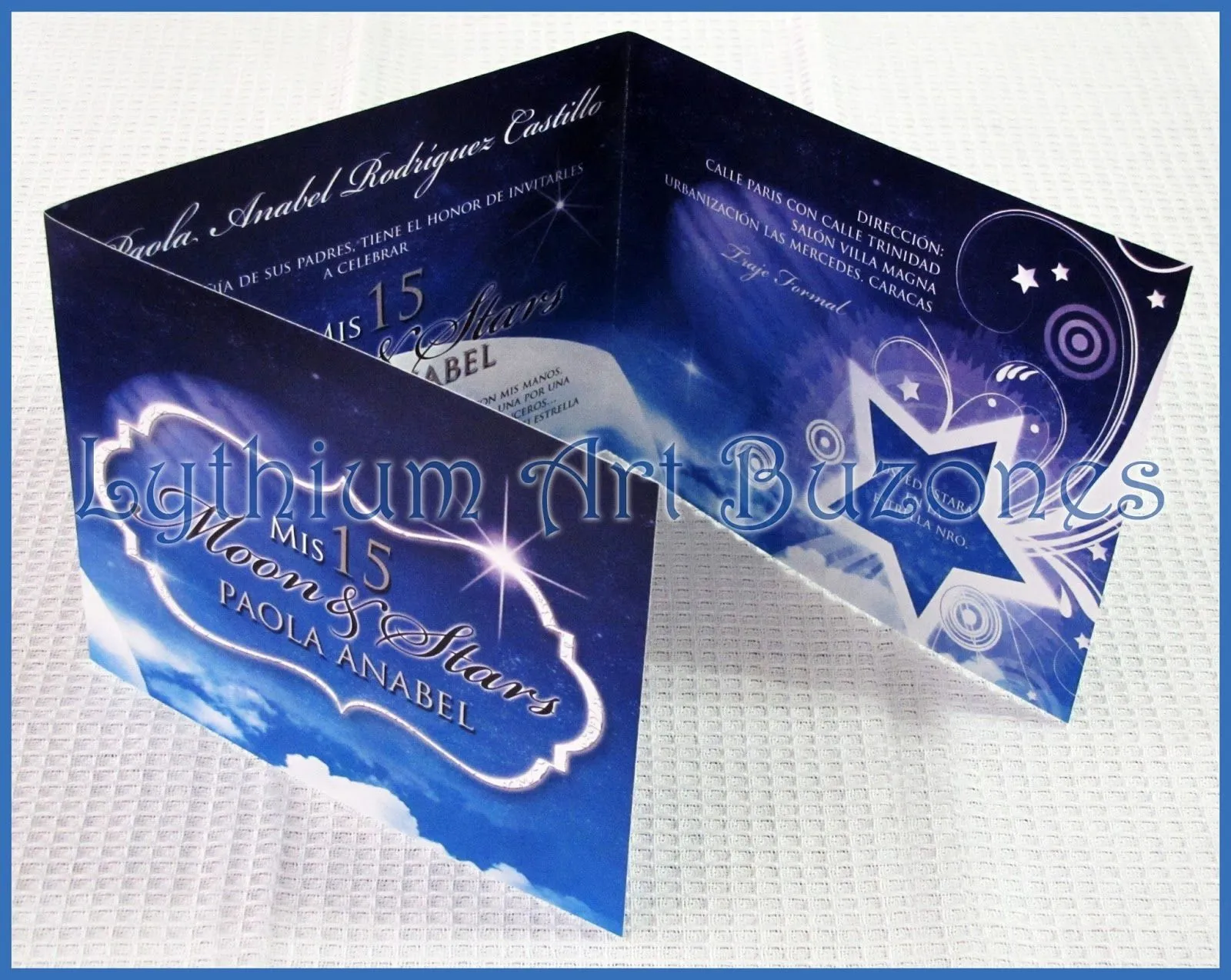 Linea de Accesorios para 15 Años "Moon &amp; Stars Party" | Lythium Art