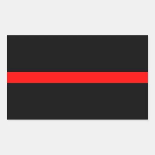 La línea roja fina del bombero etiquetas de Zazzle. La línea roja fina del bombero etiquetas de Zazzle.