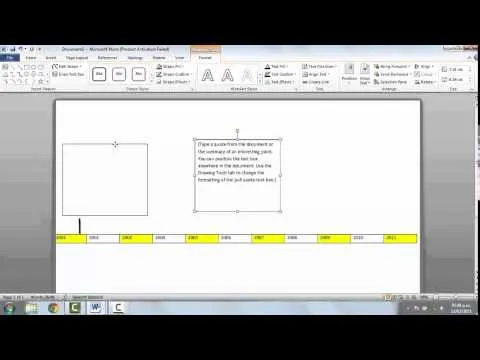 Cómo hacer una línea del tiempo en Word - YouTube Cómo hacer una línea del tiempo en Word - YouTube