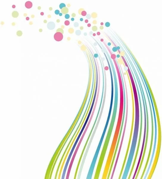 Líneas de colores de fondo y puntos vectoriales Vector de fondo ... Líneas de colores de fondo y puntos vectoriales Vector de fondo ...