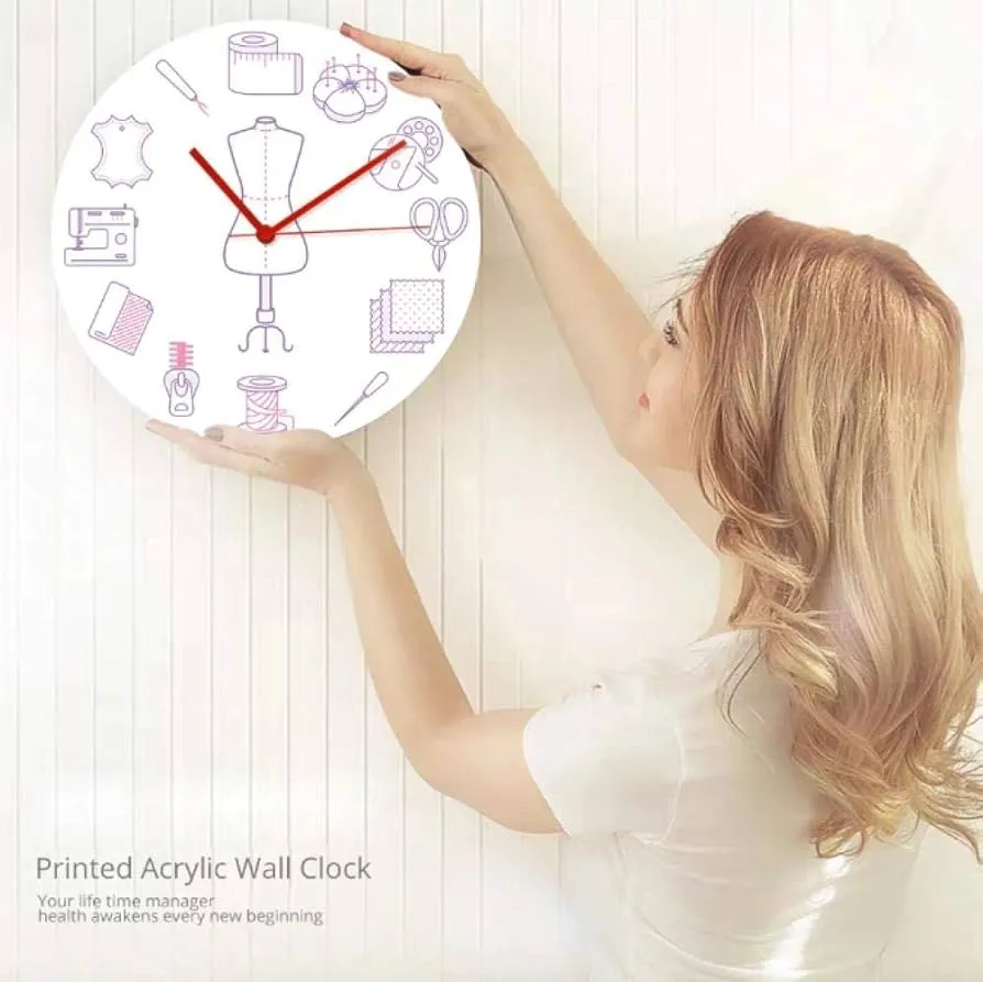 Líneas Finas Iconos de Costura Imprimir Reloj de Pared máquinas de Coser Agujas Tijeras sin tictac Arte de Pared Reloj Decorativo Regalo para sastre-30X30cm : Amazon.com.mx: Hogar y Cocina Líneas Finas Iconos de Costura Imprimir Reloj de Pared máquinas de Coser Agujas Tijeras sin tictac Arte de Pared Reloj Decorativo Regalo para sastre-30X30cm : Amazon.com.mx: Hogar y Cocina