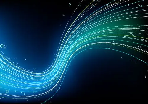 Líneas de luz en vectores -